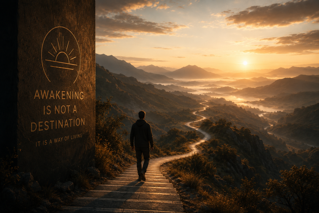 Awakening Is Not a Destination